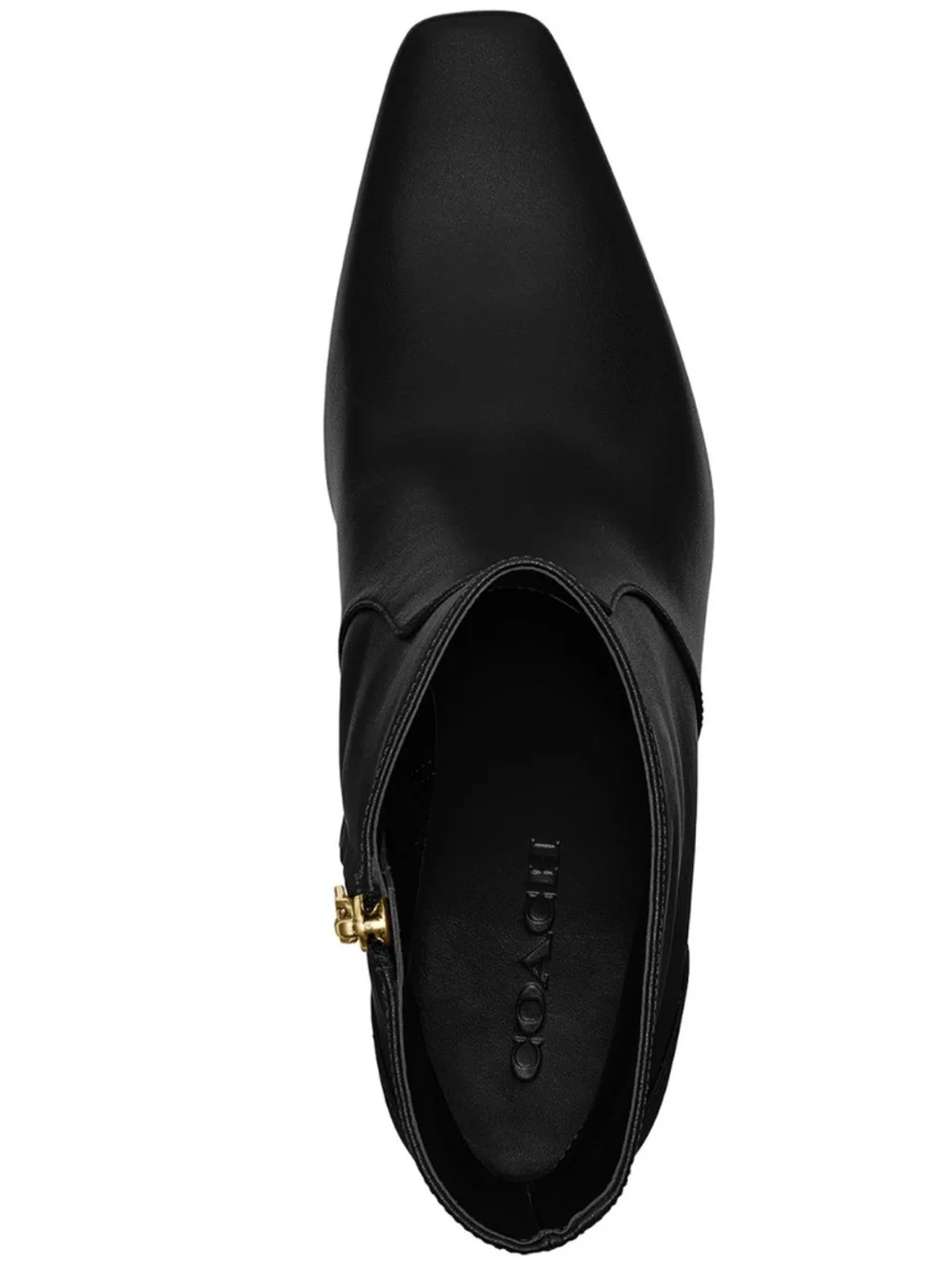 Coach Women's Sculpted C Kitten Heel Booties